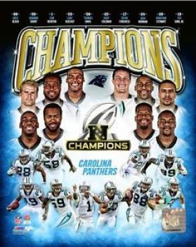 Carolina Panthers NFC Champion NFL Sport Plakette