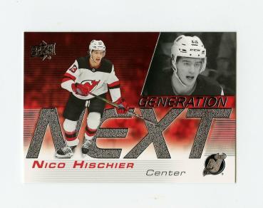 Nico Hischier Next Generation Trading Card Sport Plakette NHL